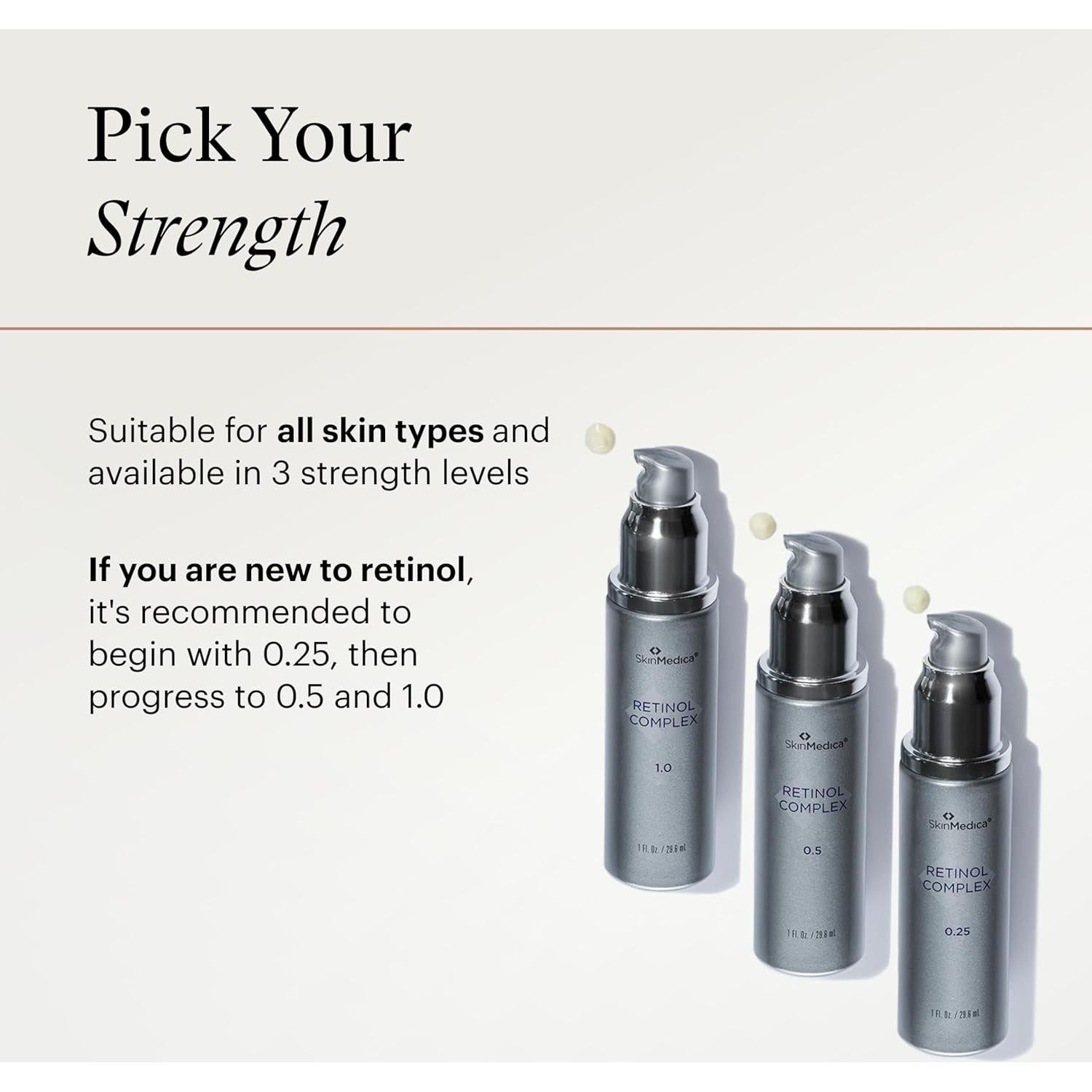 Suero de Retinol SkinMedica 1.0 - 29.57 ml, Antiarrugas