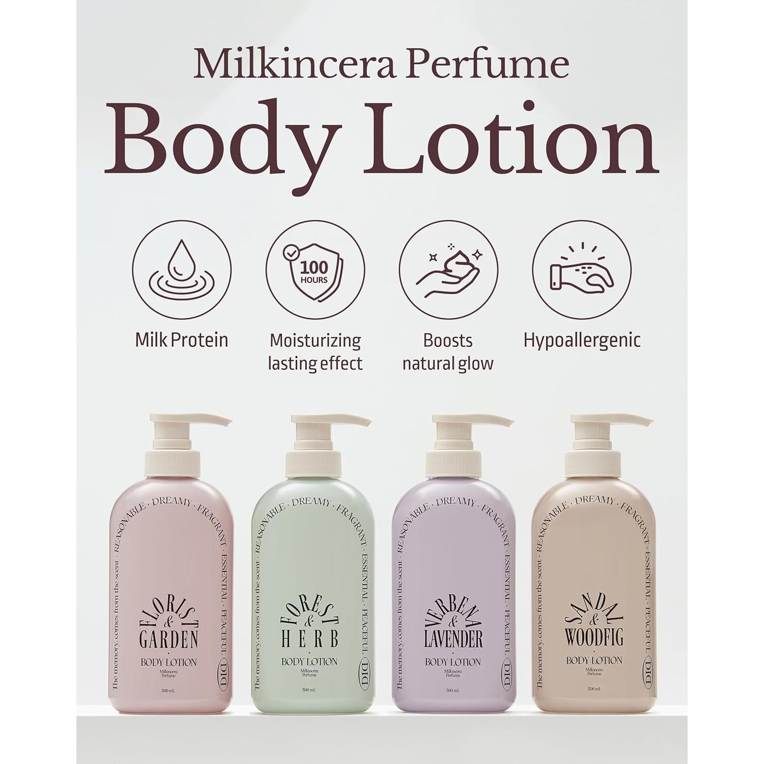 Loción Corporal Hidratante ODID Milk in Cera 500ml - Aroma Madera y Higo