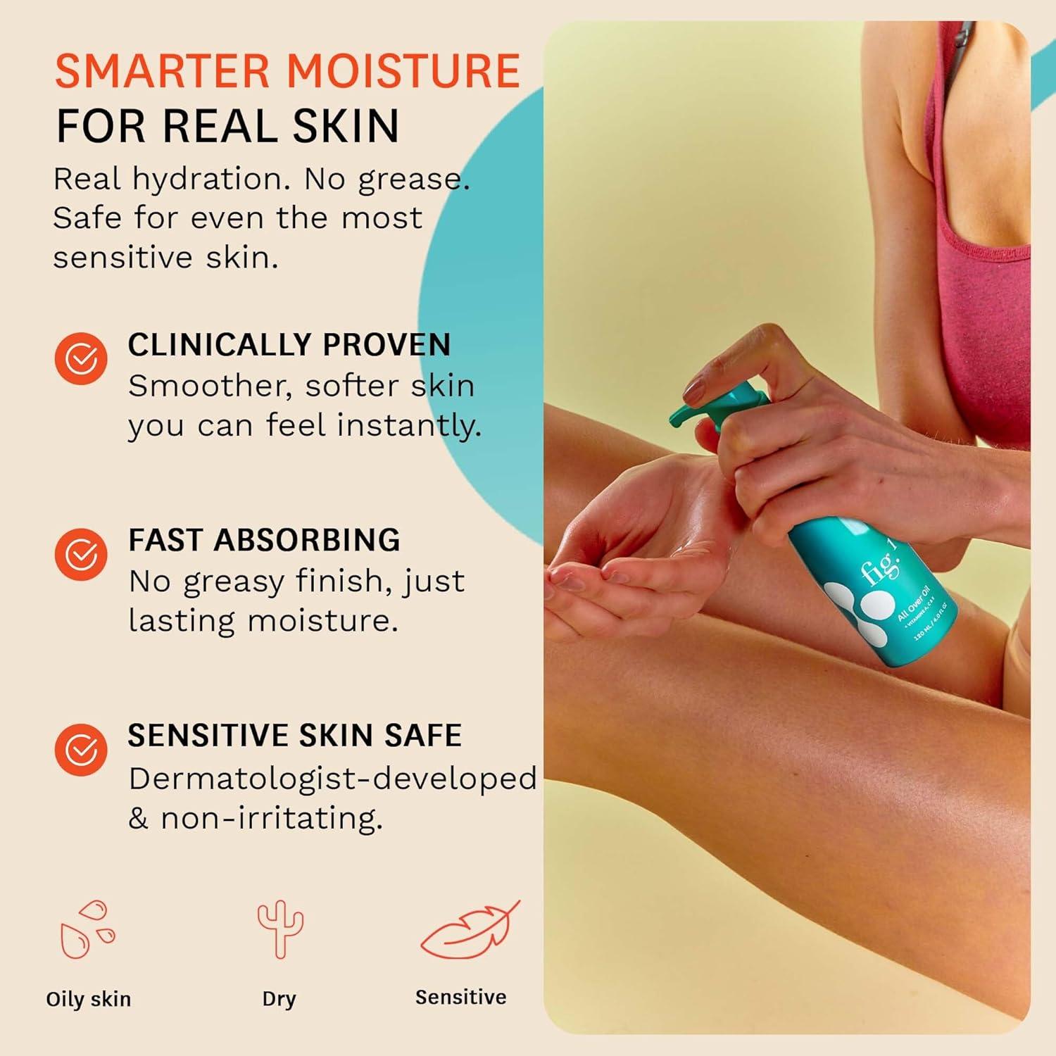 Aceite Corporal Hidratante Fig.1 120ml - Vegano y Sin Graso