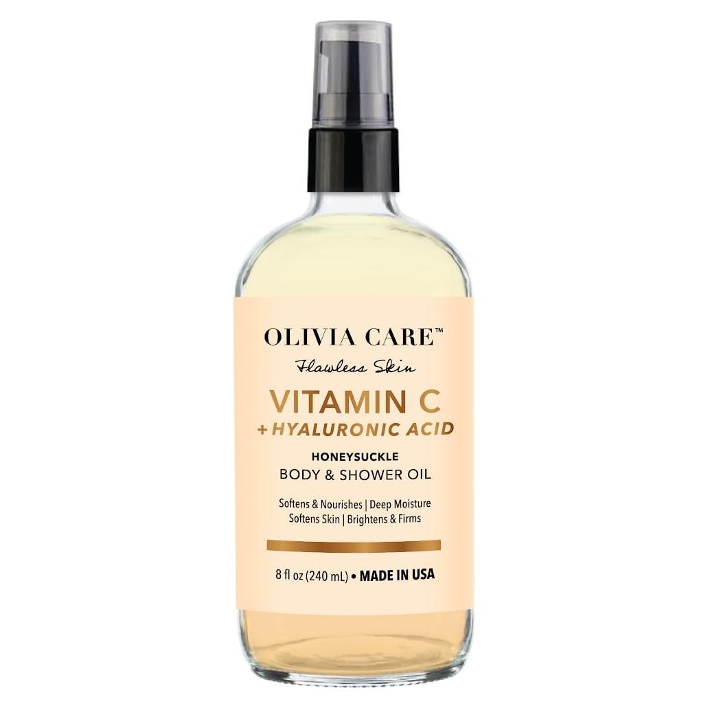 Aceite Corporal Olivia Care Vegano Hidratante 200ml - Madreselva