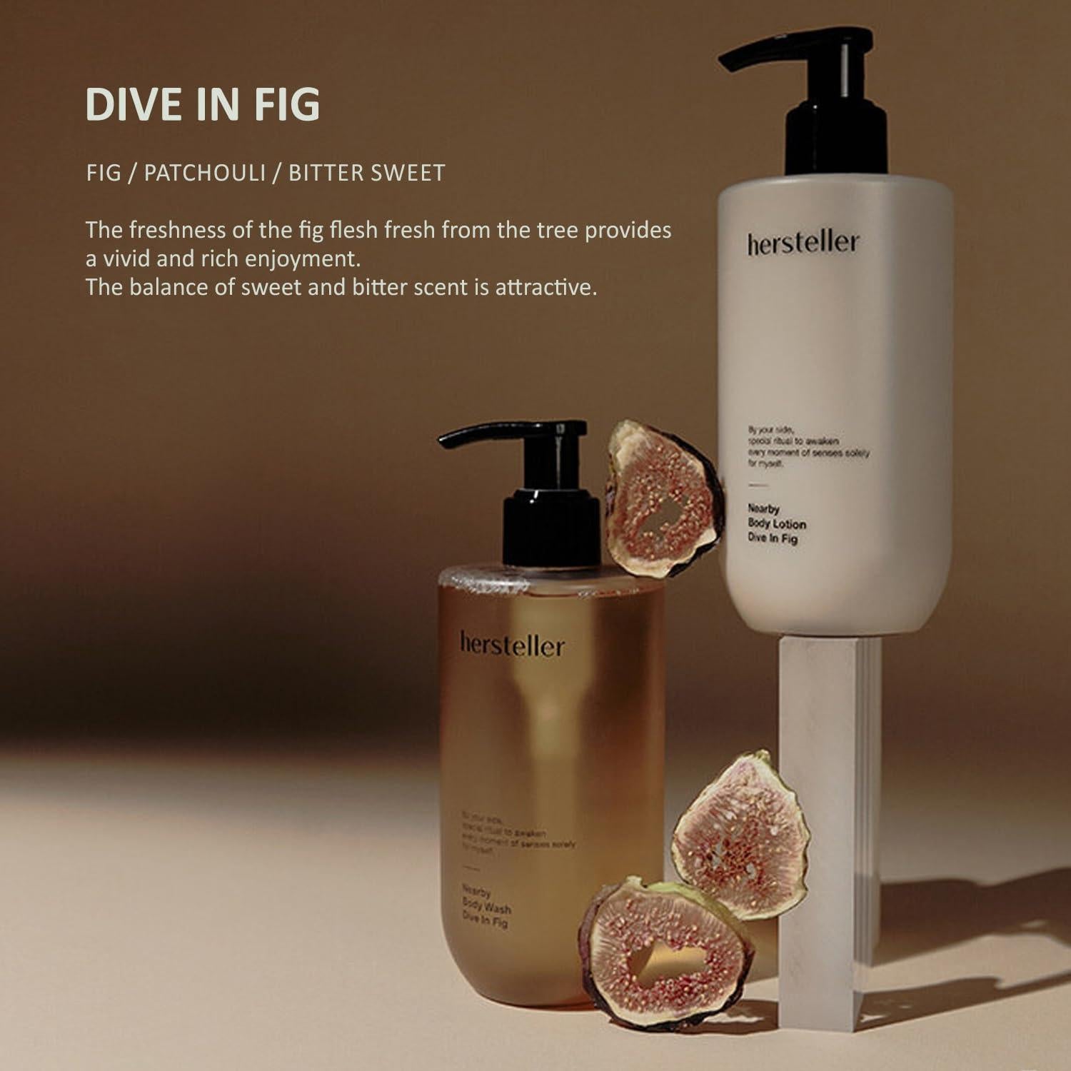 Gel de Ducha Vegano Hersteller 300ml Aroma Higo Hidratante