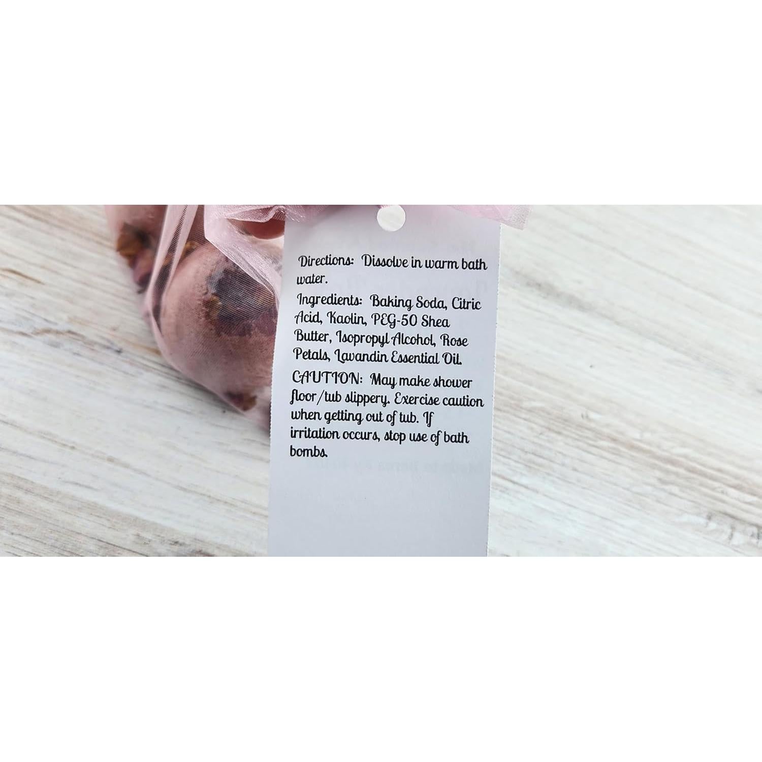 Bombas de Baño de Lavanda y Rosa The Scented Angels - 2 Unidades