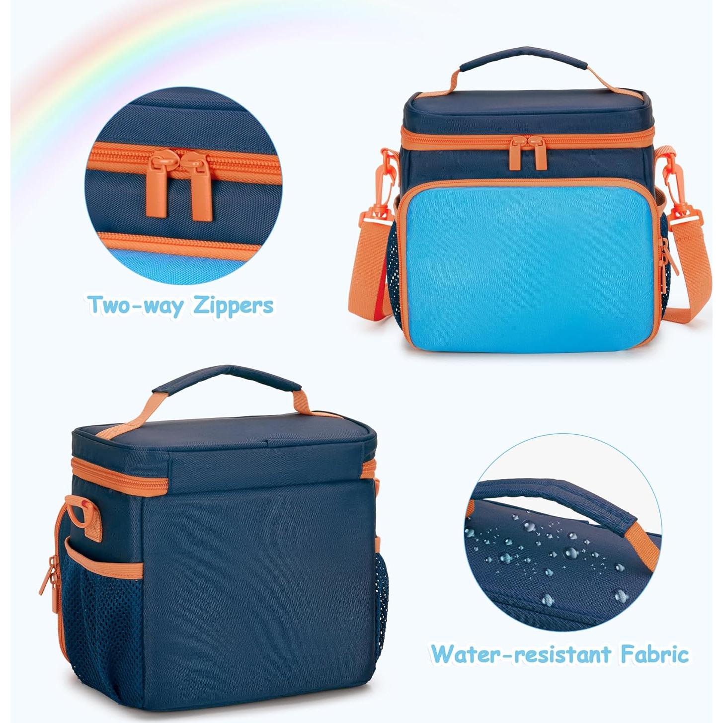 Carrying Case Compatible with Little Tikes Story Dream Machine Books Starter Set, Toy Storage Bag with Handle and Shoulder Strap for Storybook, Character, Accessory, Blue, Bag Only, Patented Design