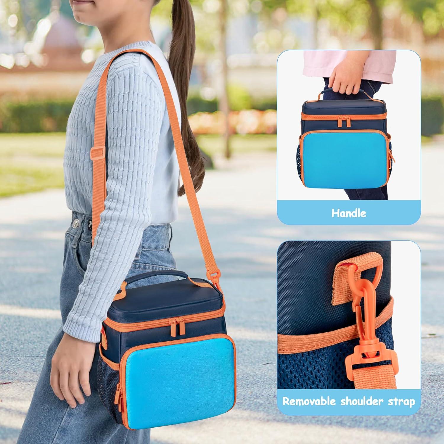 Carrying Case Compatible with Little Tikes Story Dream Machine Books Starter Set, Toy Storage Bag with Handle and Shoulder Strap for Storybook, Character, Accessory, Blue, Bag Only, Patented Design