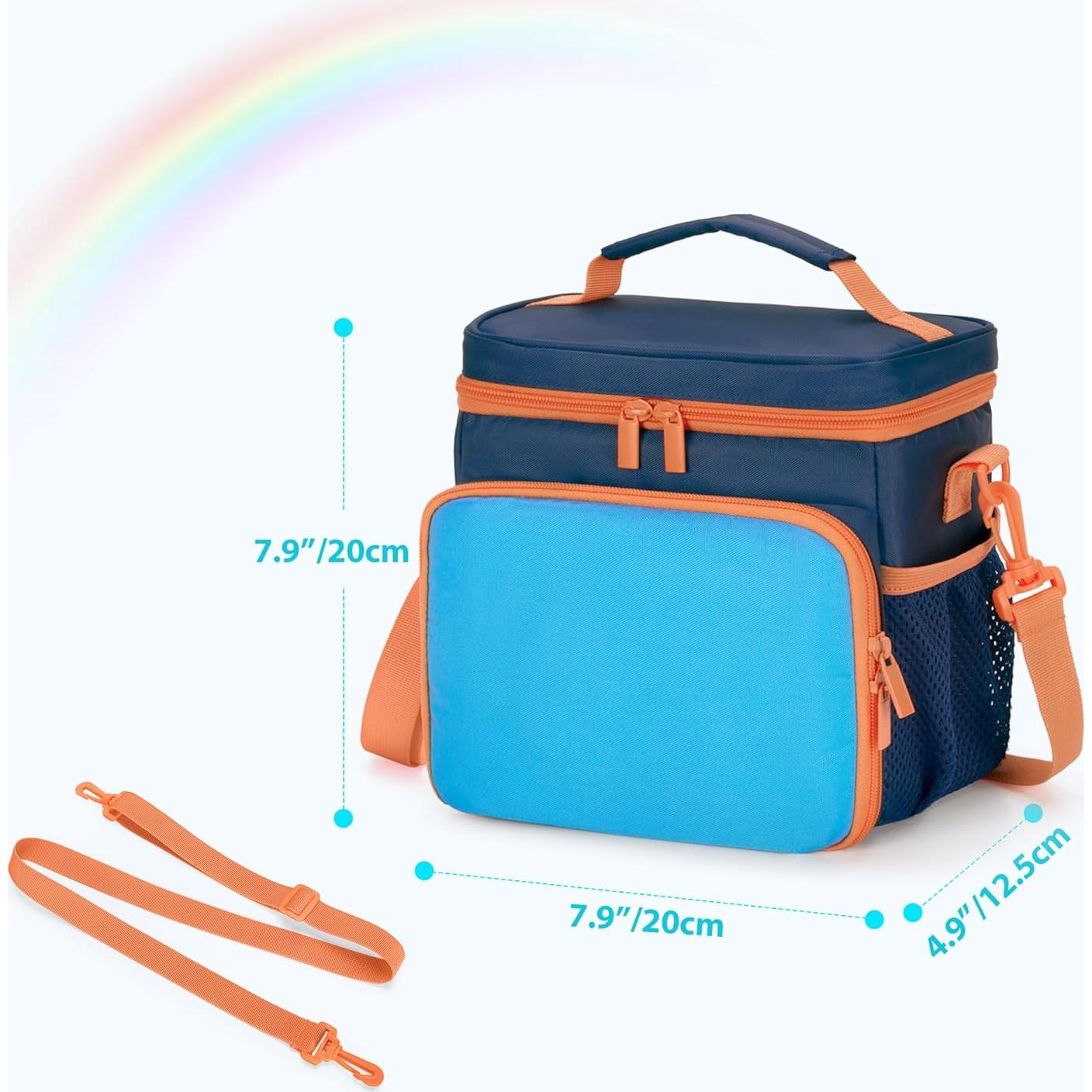 Carrying Case Compatible with Little Tikes Story Dream Machine Books Starter Set, Toy Storage Bag with Handle and Shoulder Strap for Storybook, Character, Accessory, Blue, Bag Only, Patented Design