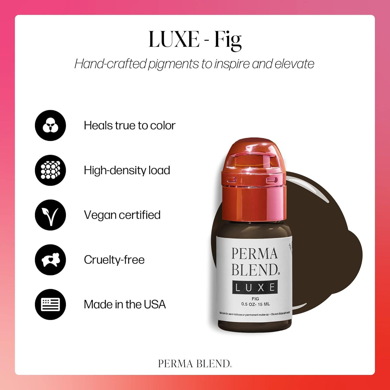 Tinta de Tatuaje Labial Vegana Perma Blend Luxe Higo 14 g