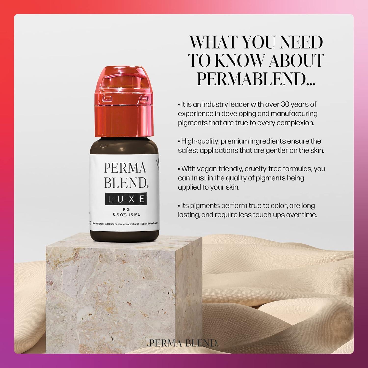 Tinta de Tatuaje Labial Vegana Perma Blend Luxe Higo 14 g