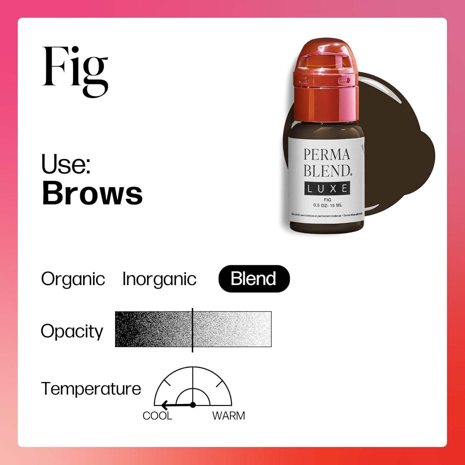 Tinta de Tatuaje Labial Vegana Perma Blend Luxe Higo 14 g