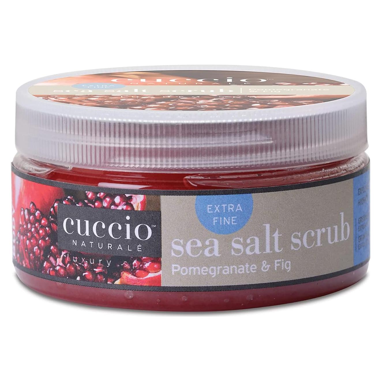 Exfoliante de Sal Marina Cuccio Naturale 226.8 g - Granada y Higo - Hidratante y Suave