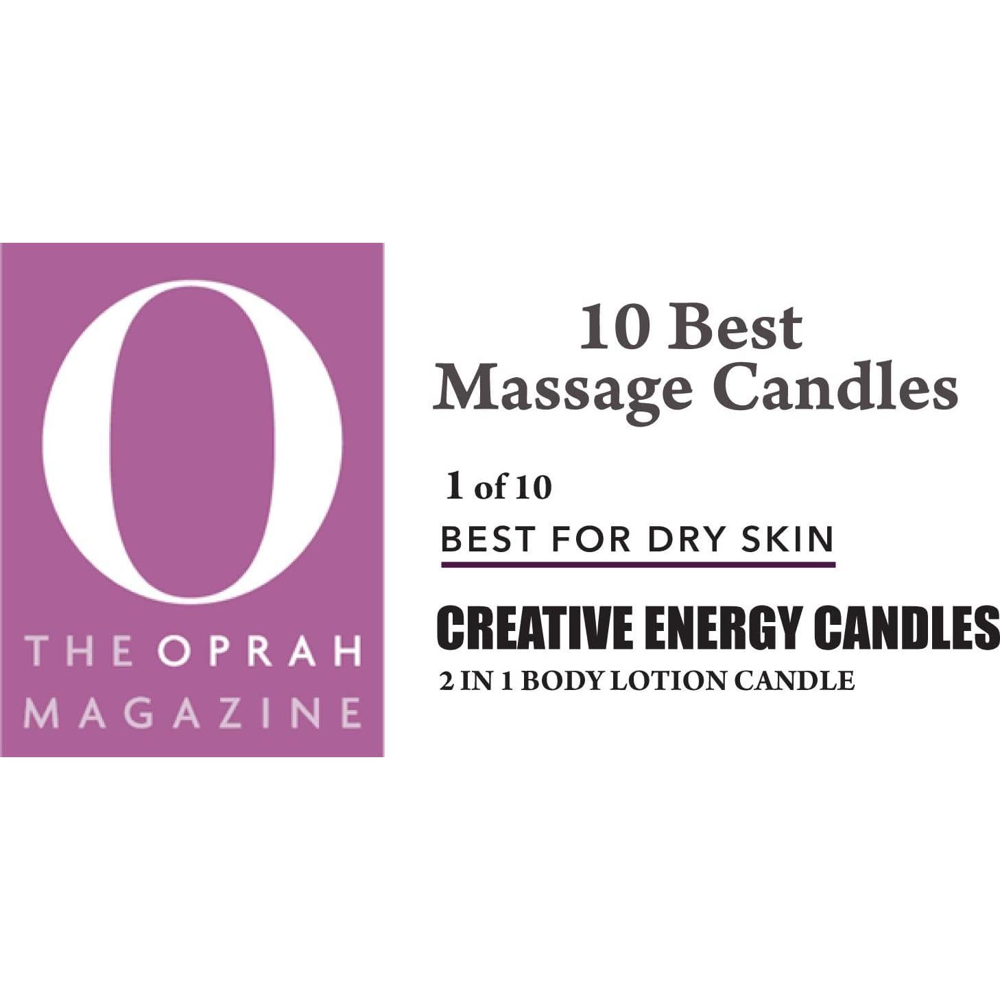 Vela Aromática de Soja Creative Energy - Higo Francés y Ámbar, 10 Oz