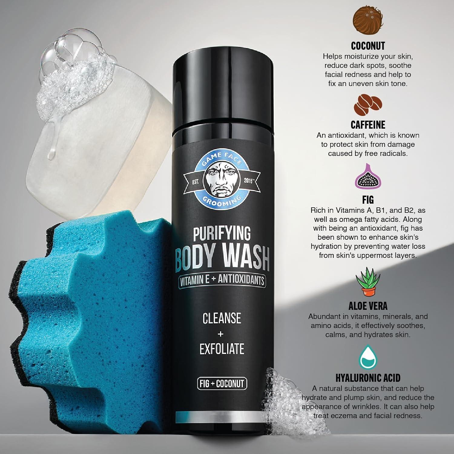 Gel de Ducha Game Face Grooming 411g - Limpia y Hidrata