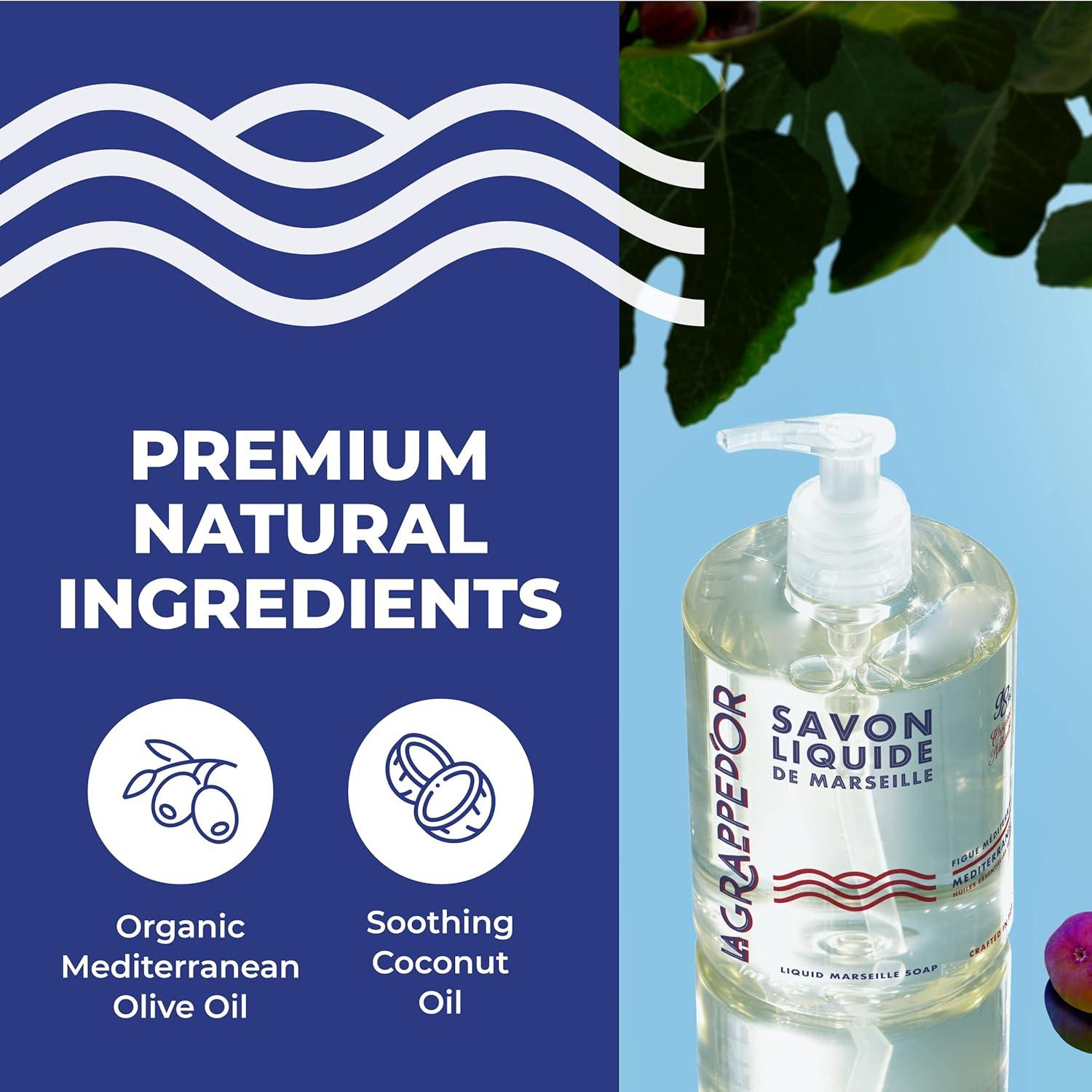 Jabón de Manos La Grappe d'Or Higo Mediterráneo 478 ml