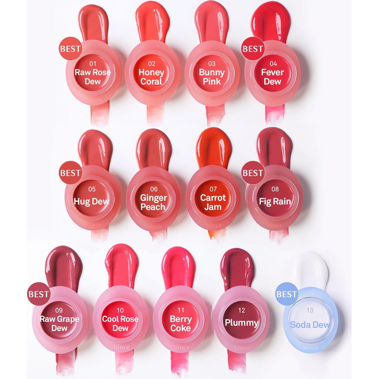 Bálsamo Labial Tinte HINCE Raw Glow - Brillo e Hidratación Vegano 3.4g