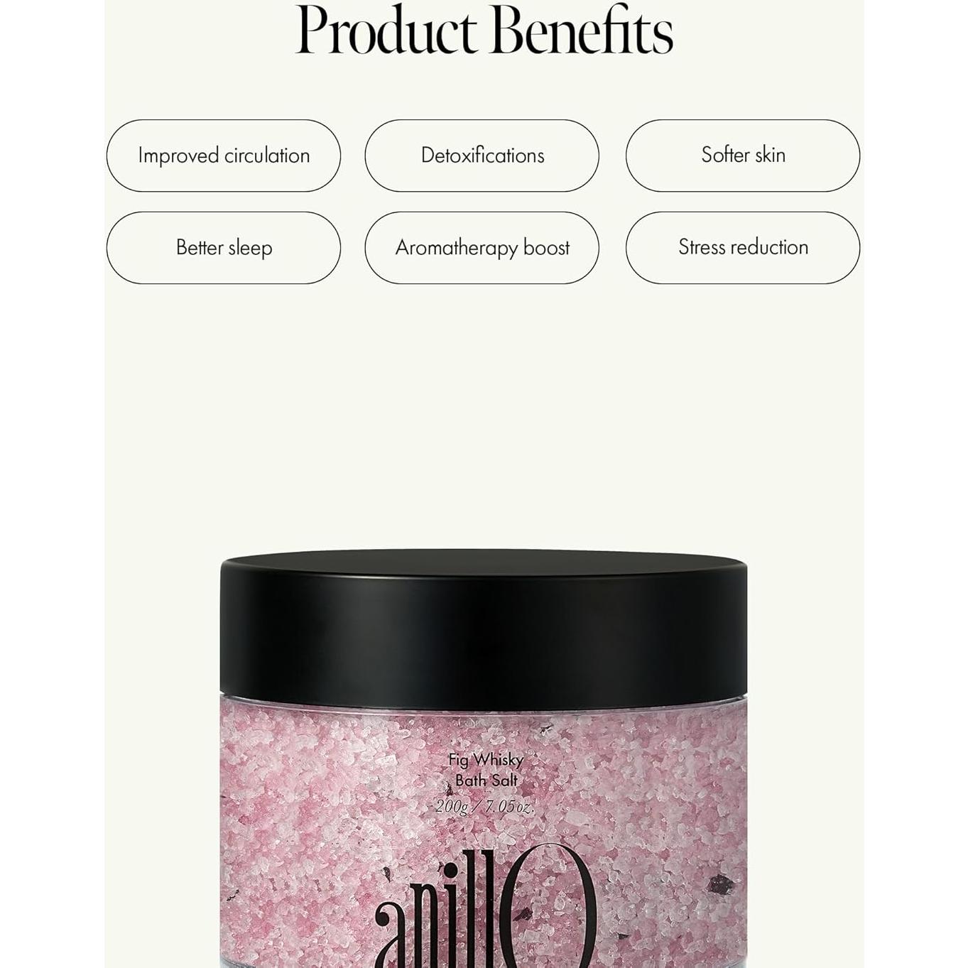 Dúo Cuidado Corporal Higo Whisky - Aceite 100ml y Sal 200g