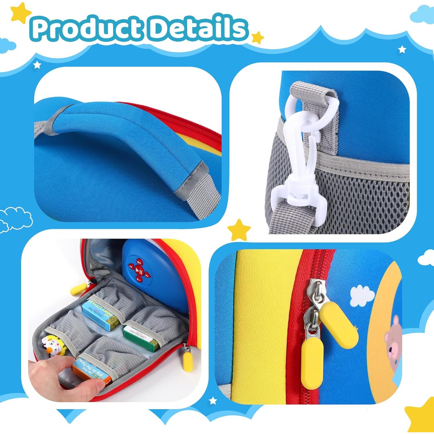 Bolsa de Transporte Little Tikes para Libros de Cuentos - Rojo Azul