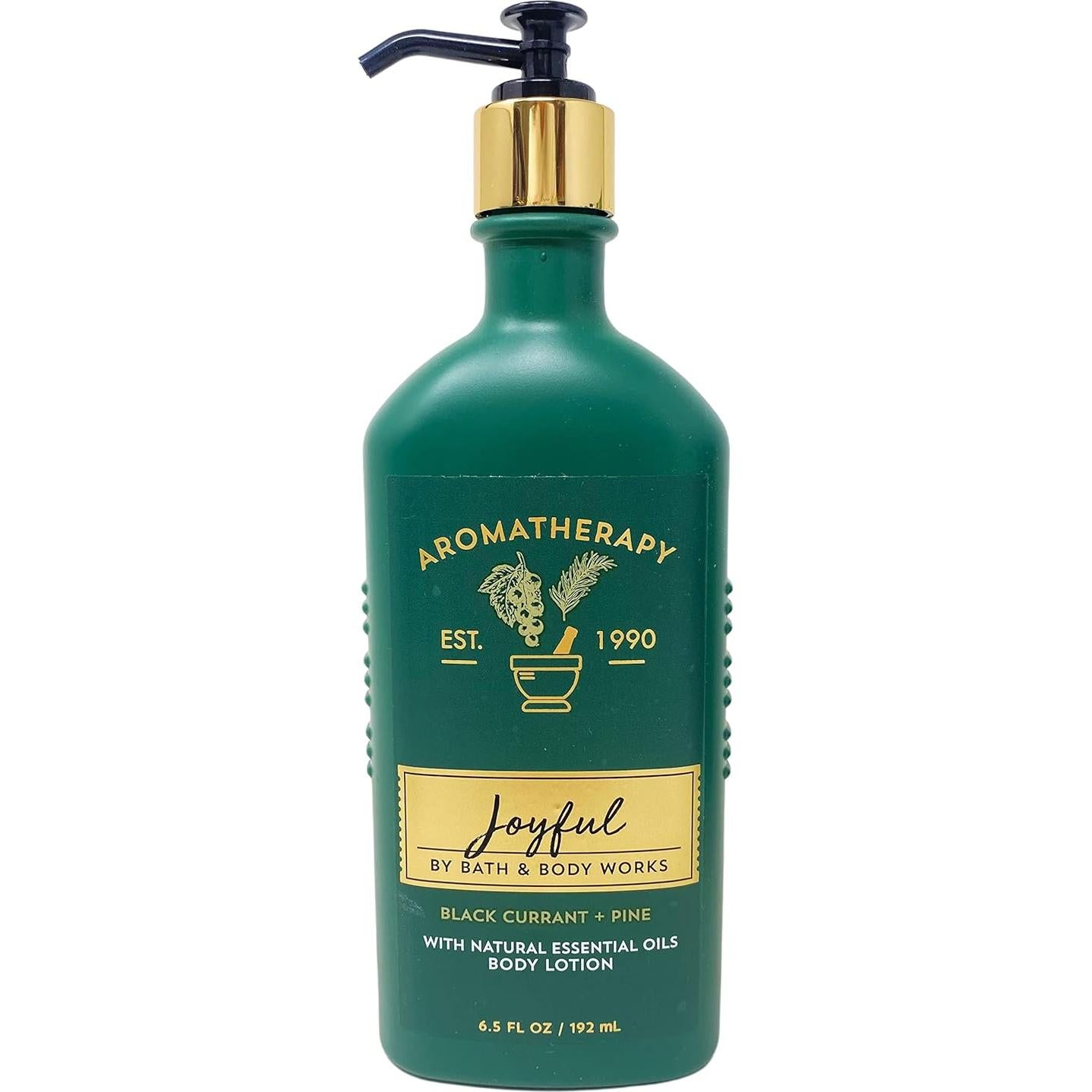 Set de Aromaterapia ALEGRÍA - Crema, Gel y Loción Cassis y Pino