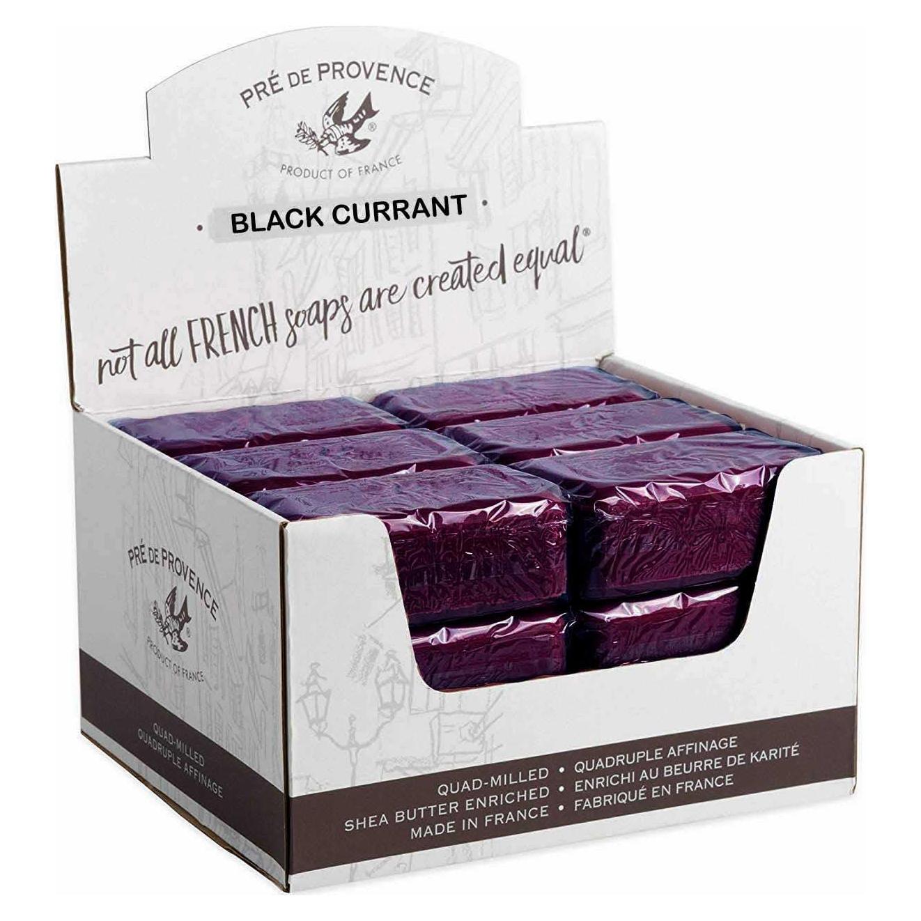 Jabón de Pre de Provence 150g - Grosella Negra, Caja de 18