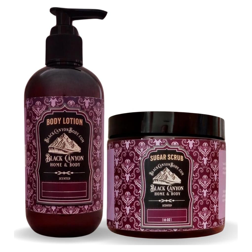Set de Loción Corporal y Exfoliante Black Canyon 794 g