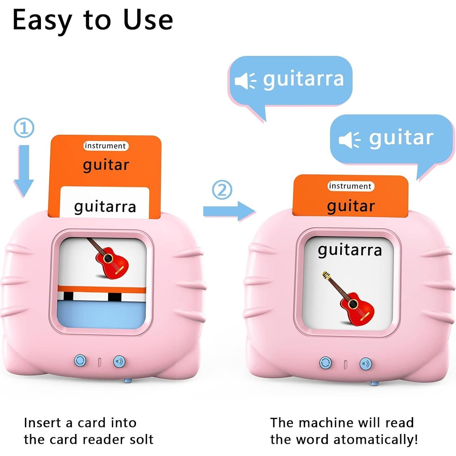 Tarjetas Flash Auditivas Bilingües Lapare 521 Palabras Niños