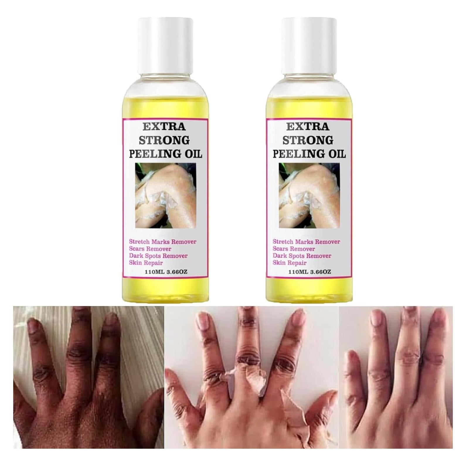 Aceite Exfoliante Amarillo Genérico 220ml para Piel Oscura