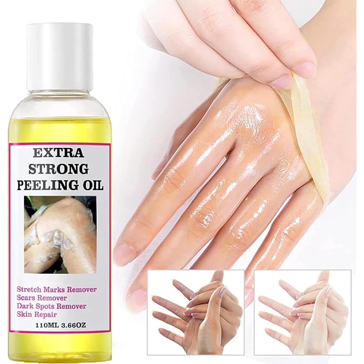 Aceite Exfoliante Amarillo Genérico 220ml para Piel Oscura