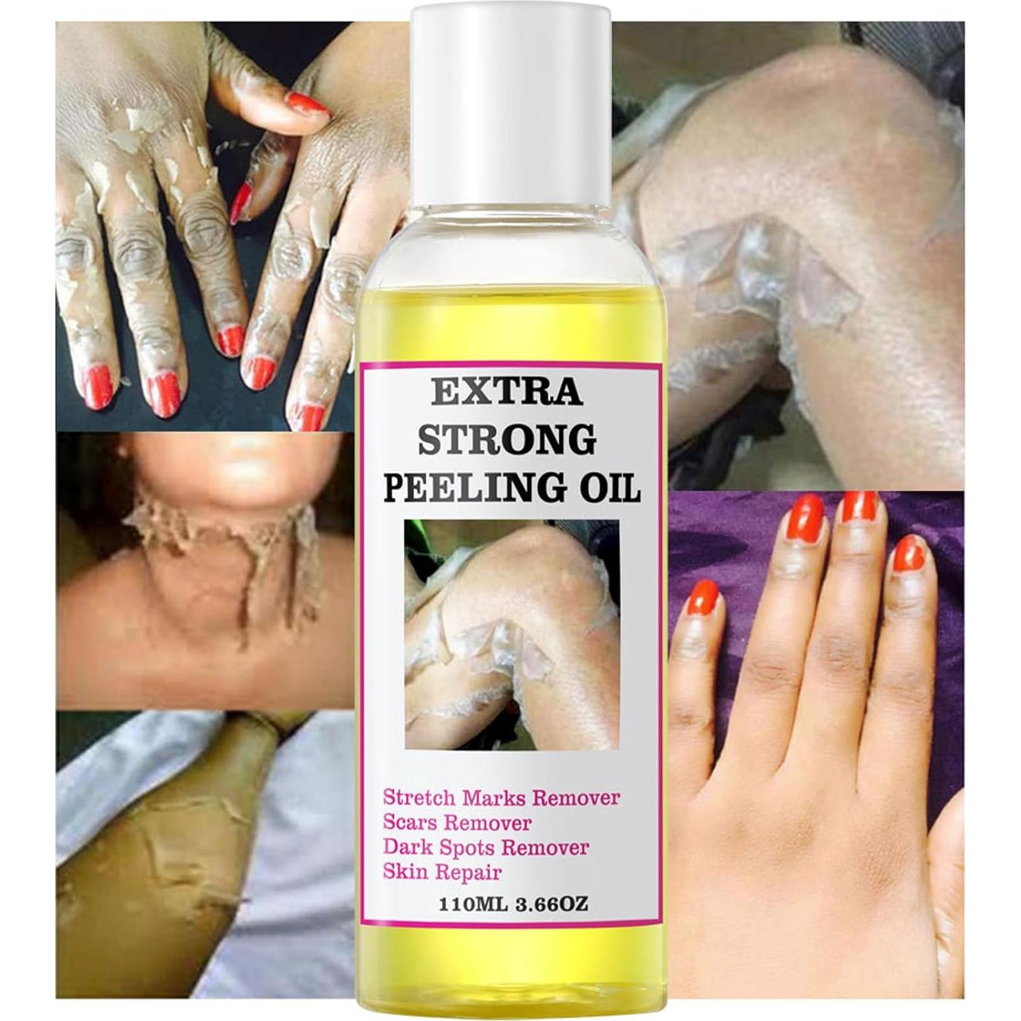 Aceite Exfoliante Amarillo Genérico 220ml para Piel Oscura