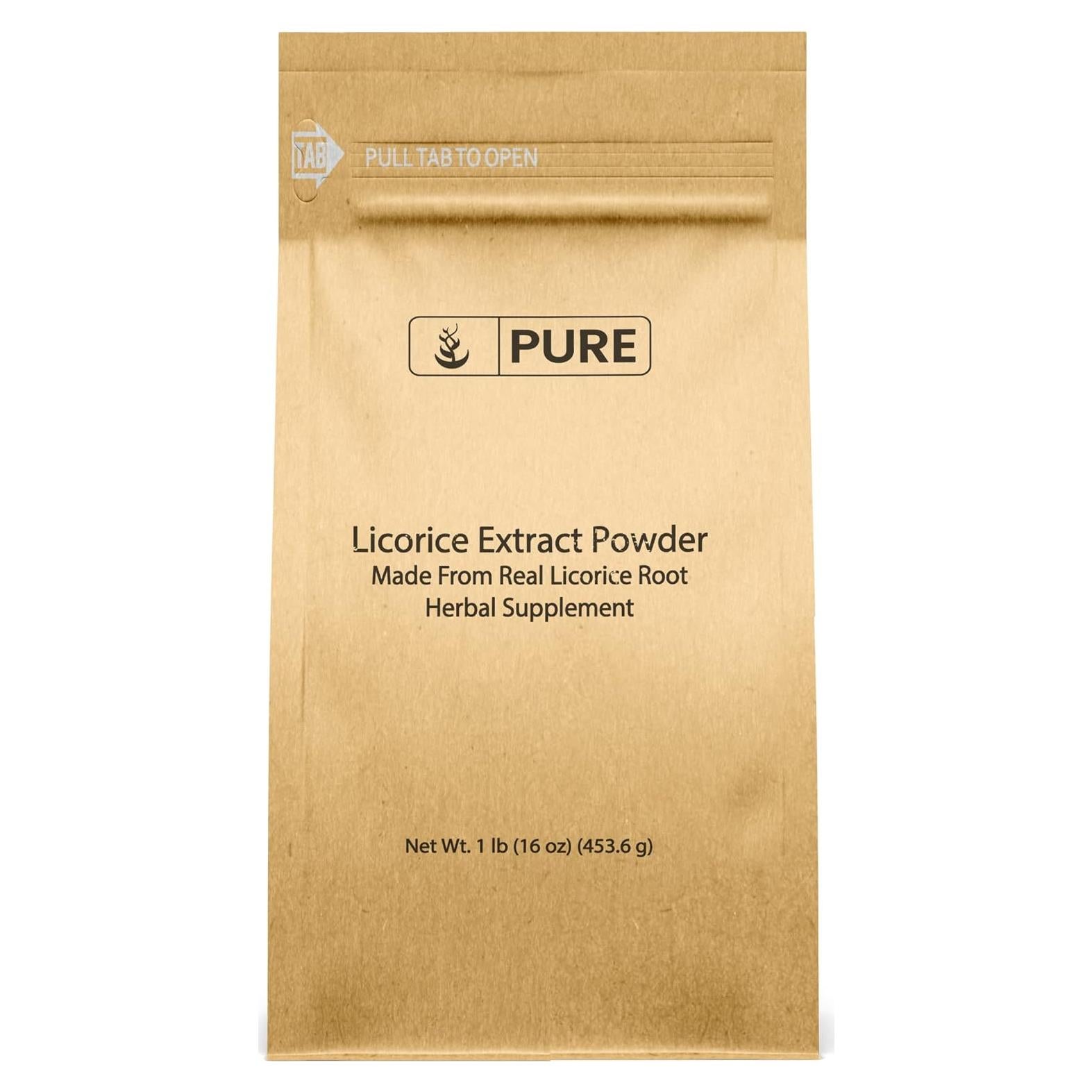 Extracto de Regaliz en Polvo 450g Ingredientes Originales Puros