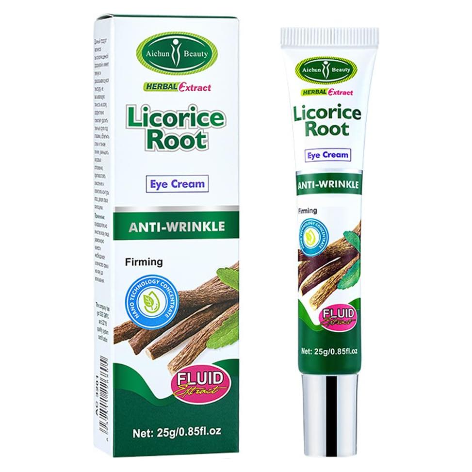 Crema para Ojos Aichun Beauty Raíz de Regaliz 25g Antiarrugas