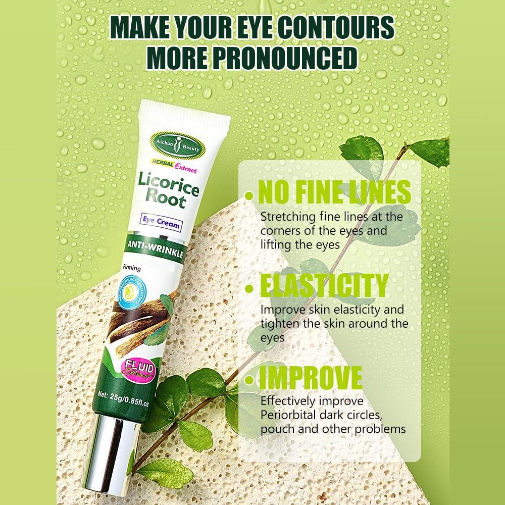 Crema para Ojos Aichun Beauty Raíz de Regaliz 25g Antiarrugas