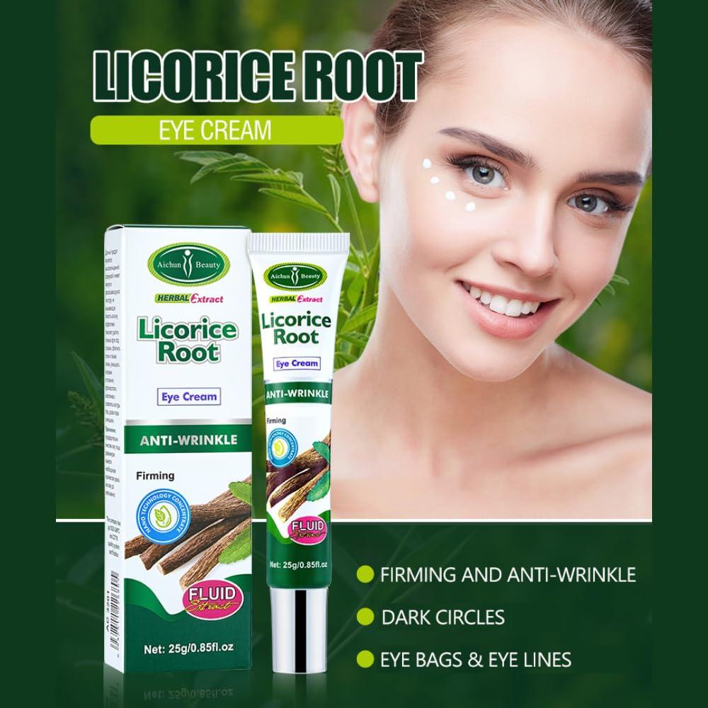 Crema para Ojos Aichun Beauty Raíz de Regaliz 25g Antiarrugas