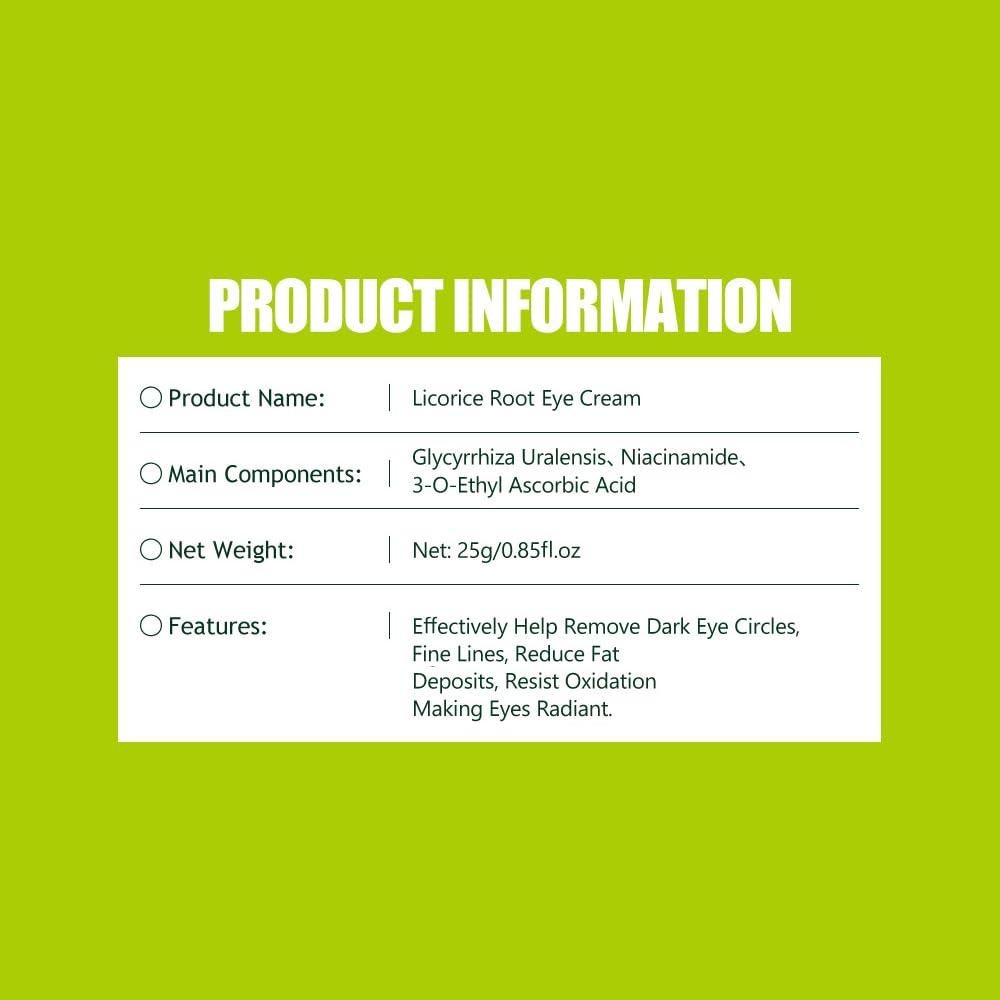 Crema para Ojos Aichun Beauty Raíz de Regaliz 25g Antiarrugas