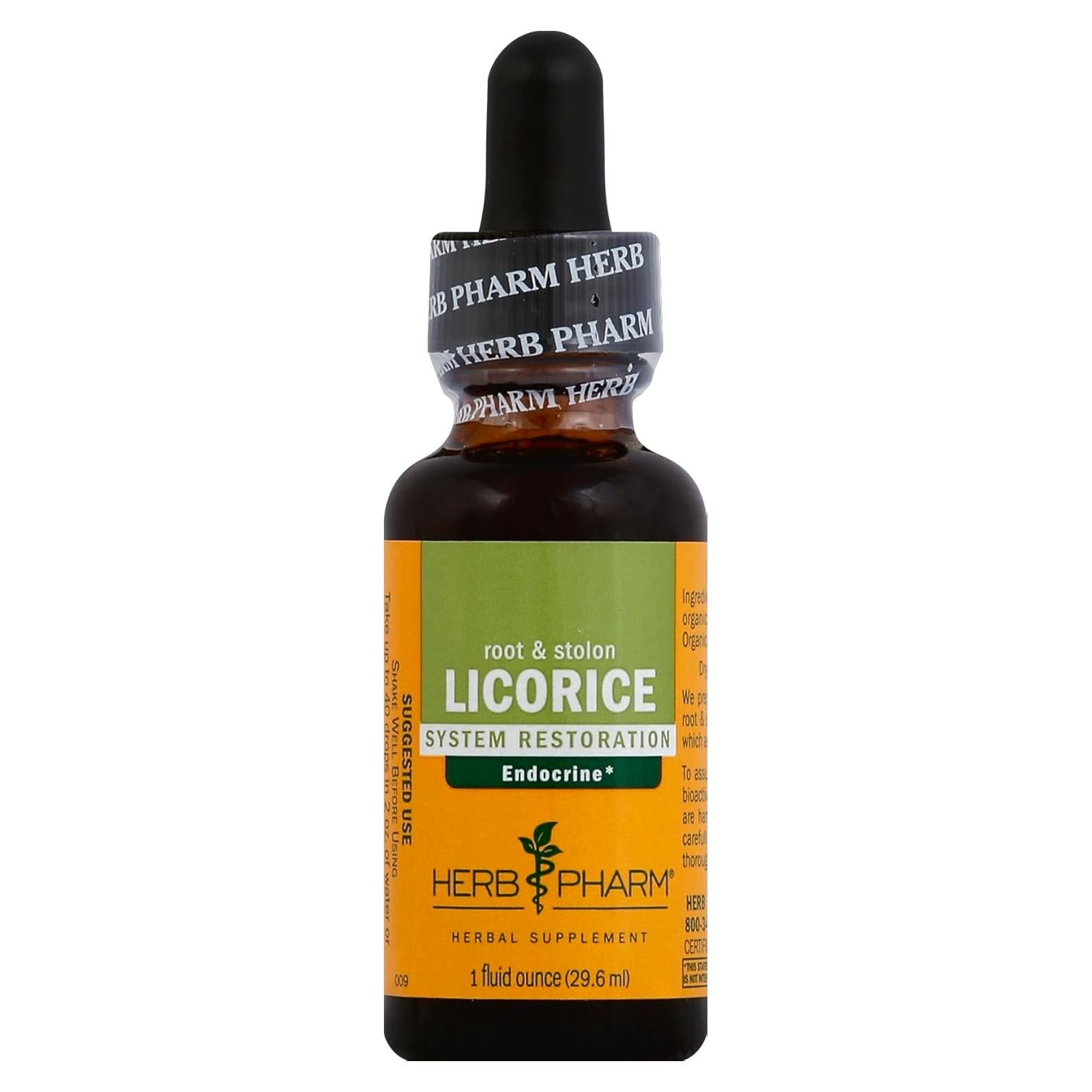 Extracto Líquido de Regaliz Orgánico Herb Pharm 29.57 ml