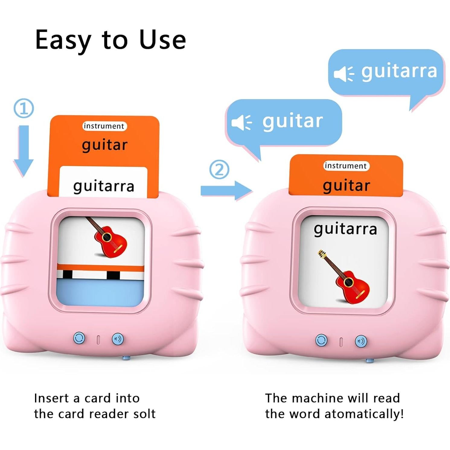 Tarjetas Flash Auditivas Bilingües Lapare 521 Palabras y Música