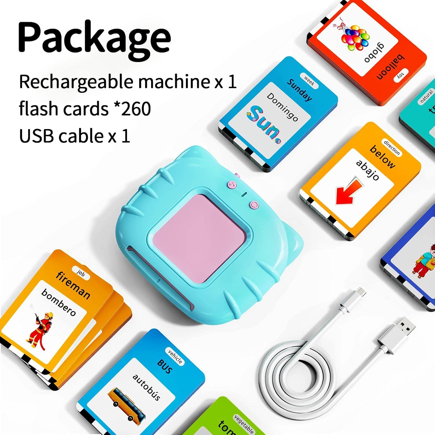 Tarjetas Flash Auditivas Bilingües Lapare 521 Palabras y Música