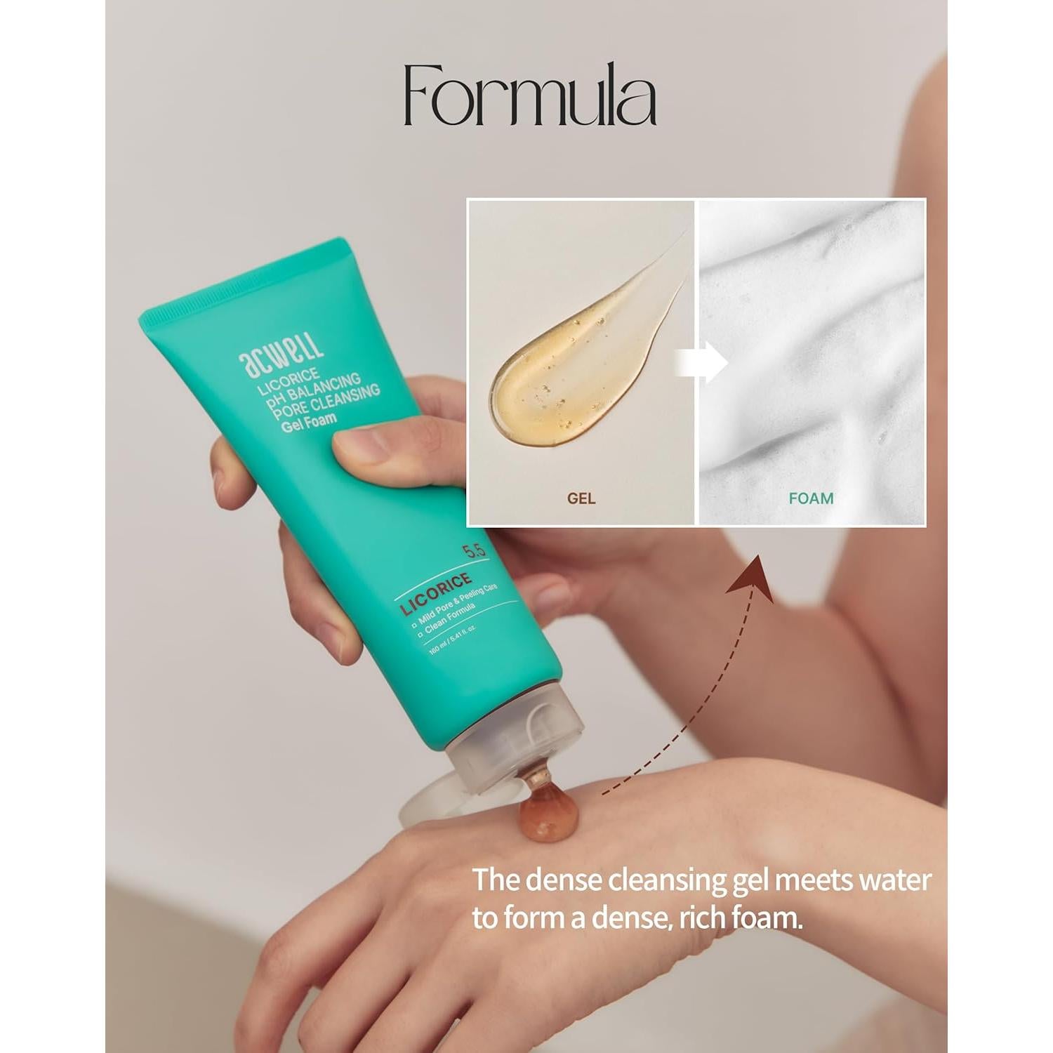 ACWELL Gel Espumoso Limpiador Facial pH Equilibrante 160 ml