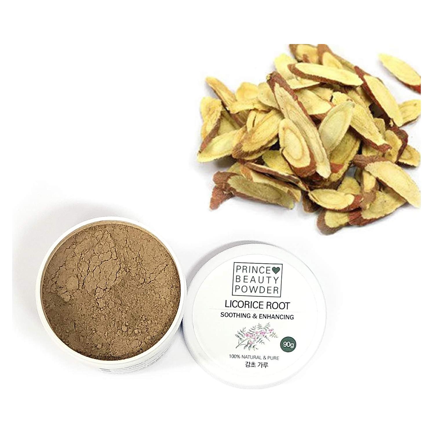 Polvo de Raíz de Regaliz Prince Natural Beauty 90g + 10 Hojas
