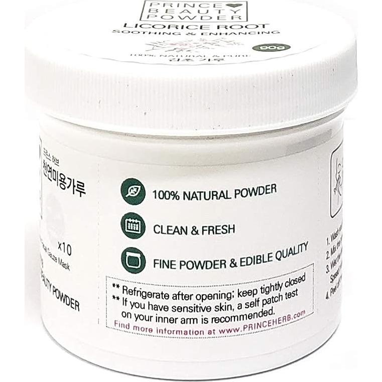 Polvo de Raíz de Regaliz Prince Natural Beauty 90g + 10 Hojas
