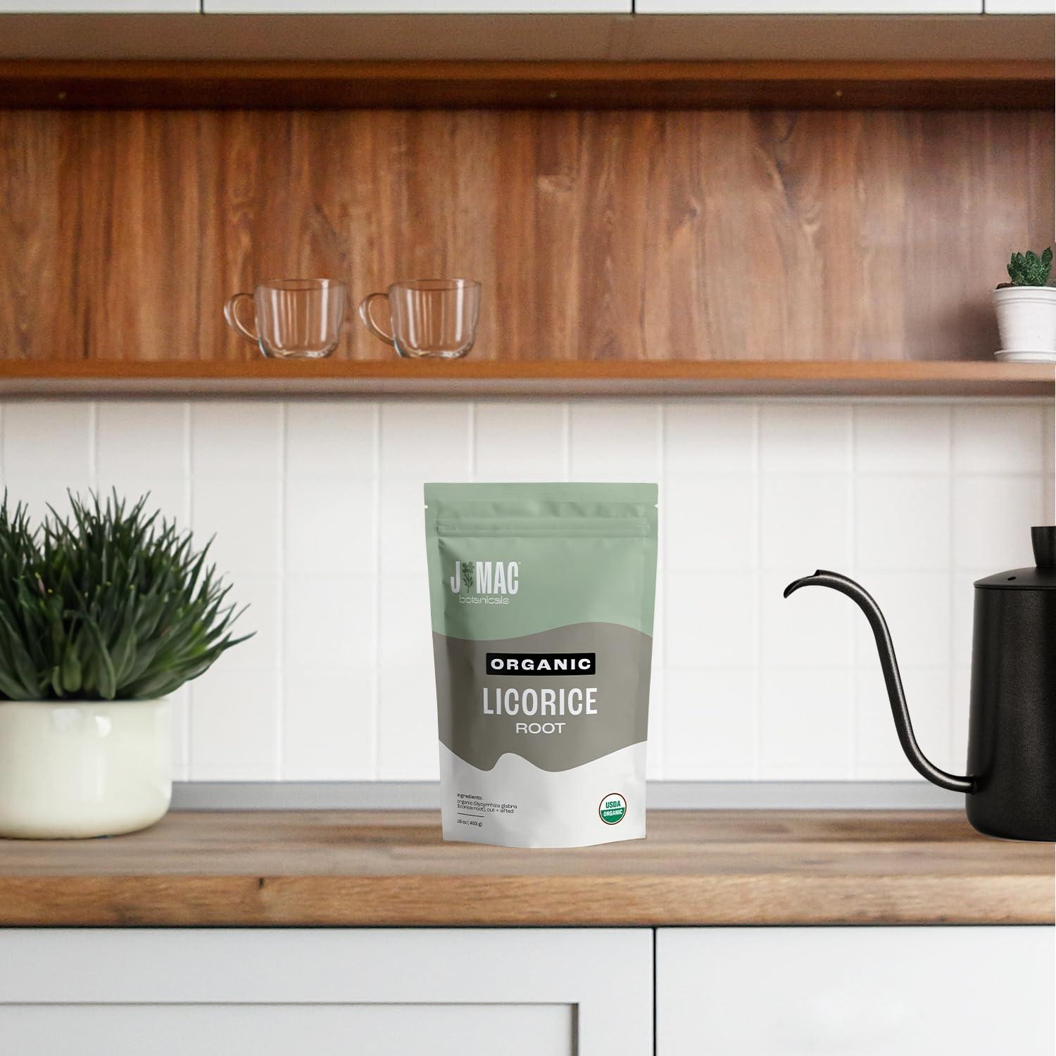 Té de Raíz de Regaliz Orgánico J Mac Botanicals 170g