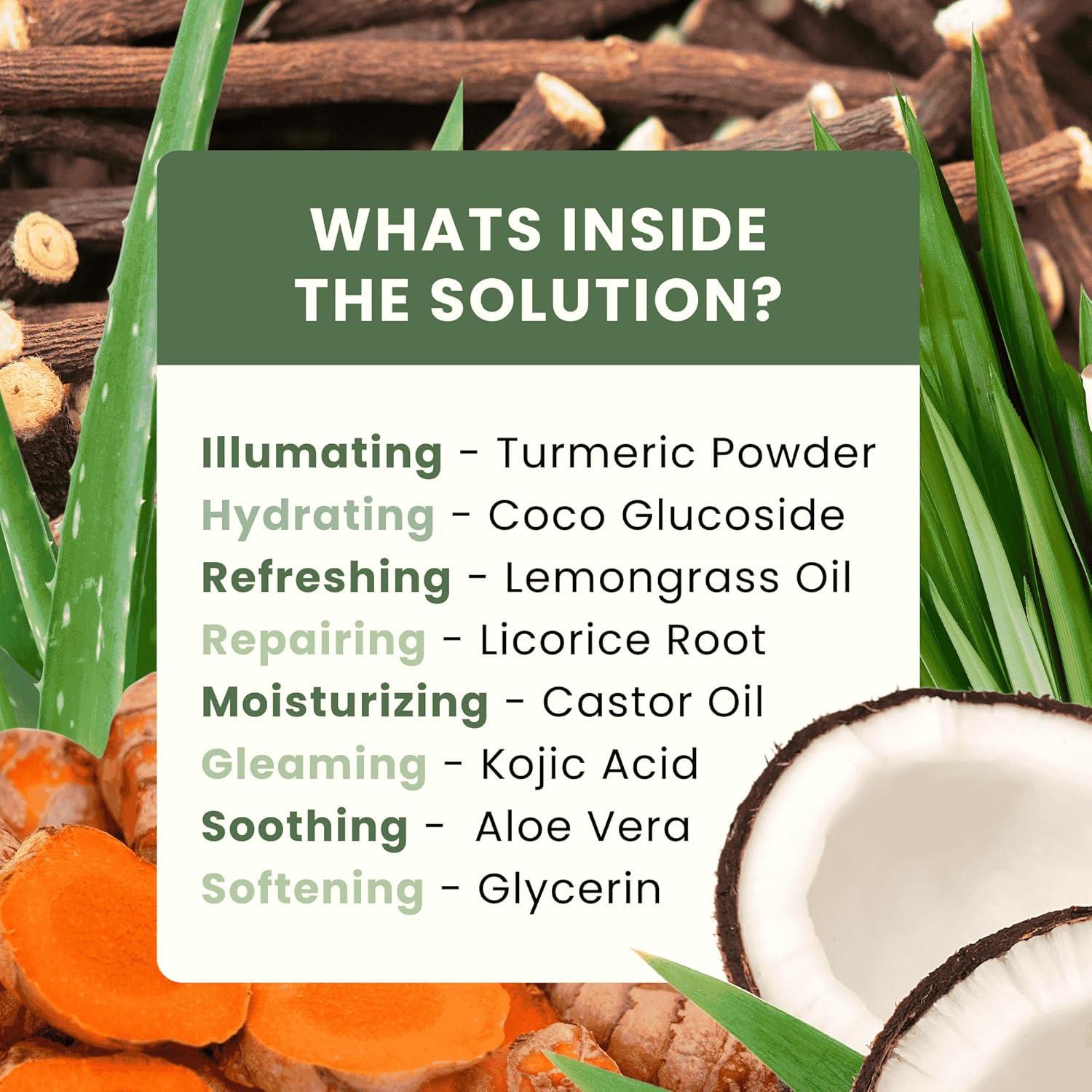 Discos Exfoliantes Naturales Ola Honi con Cúrcuma y Ácido Kójico - 30 Unidades