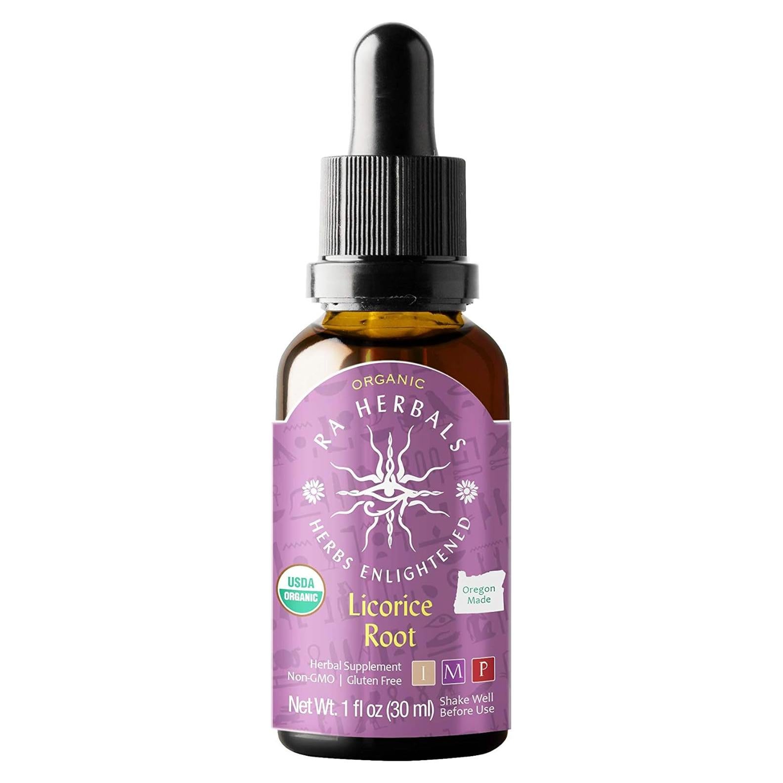 Extracto Líquido de Raíz de Regaliz Orgánico Ra Herbals 29.57 ml