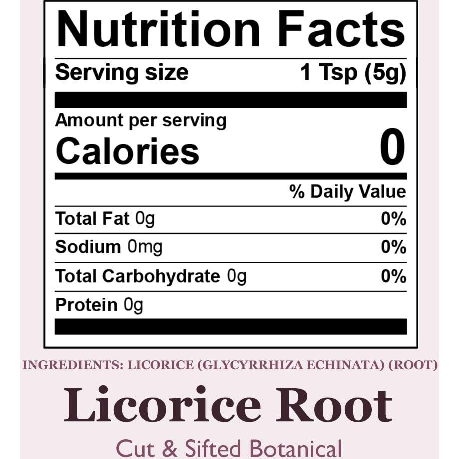 Té Herbal a Granel Raíz de Regaliz 113g Botánicos Orgánicos