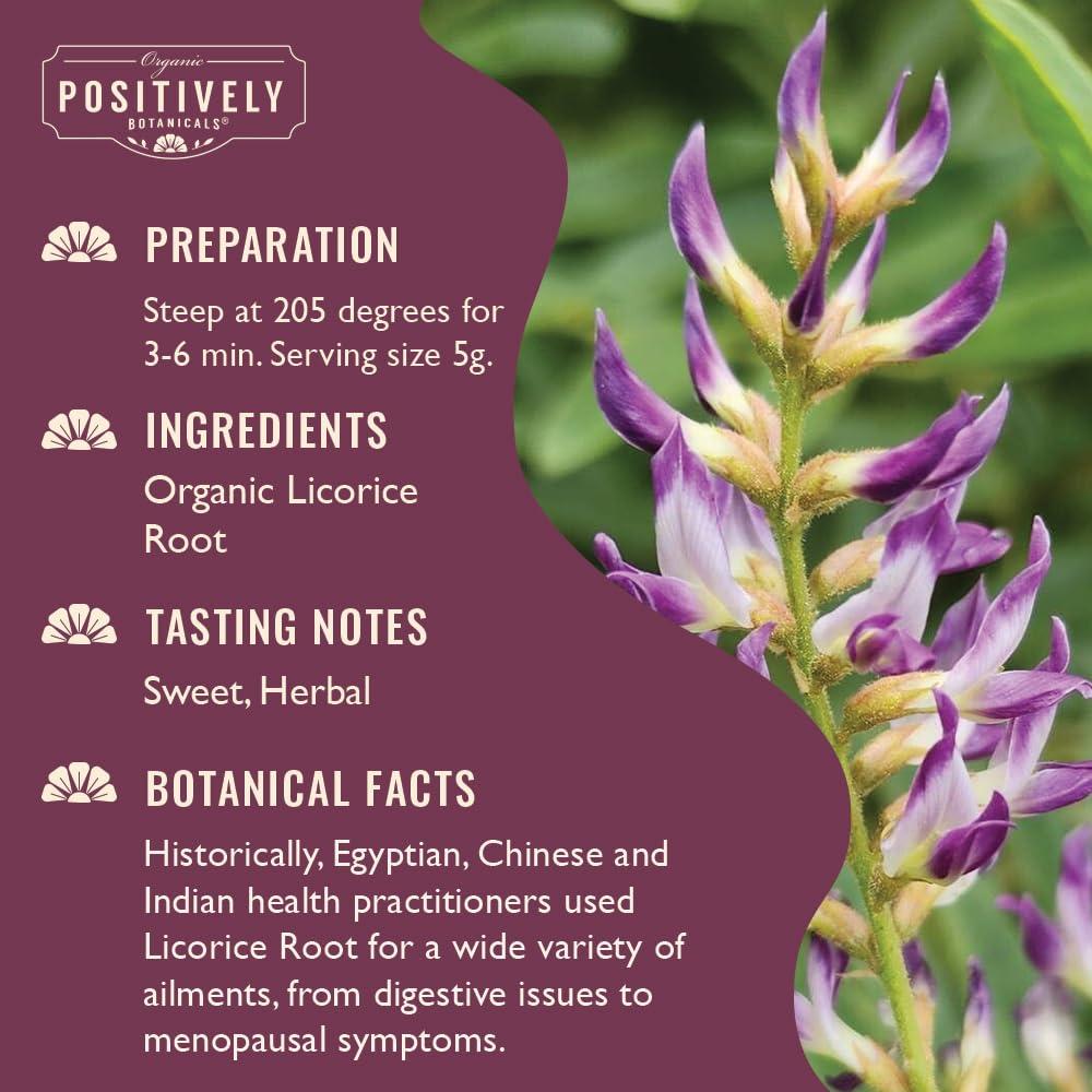 Té Herbal a Granel Raíz de Regaliz 113g Botánicos Orgánicos