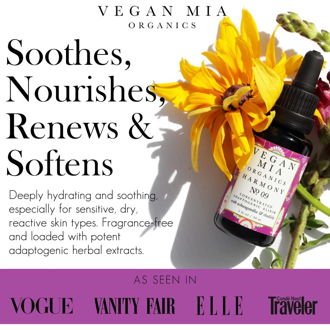 Elixir Adaptógeno Orgánico Vegan Mia 29.57 ml - Hidratante Facial