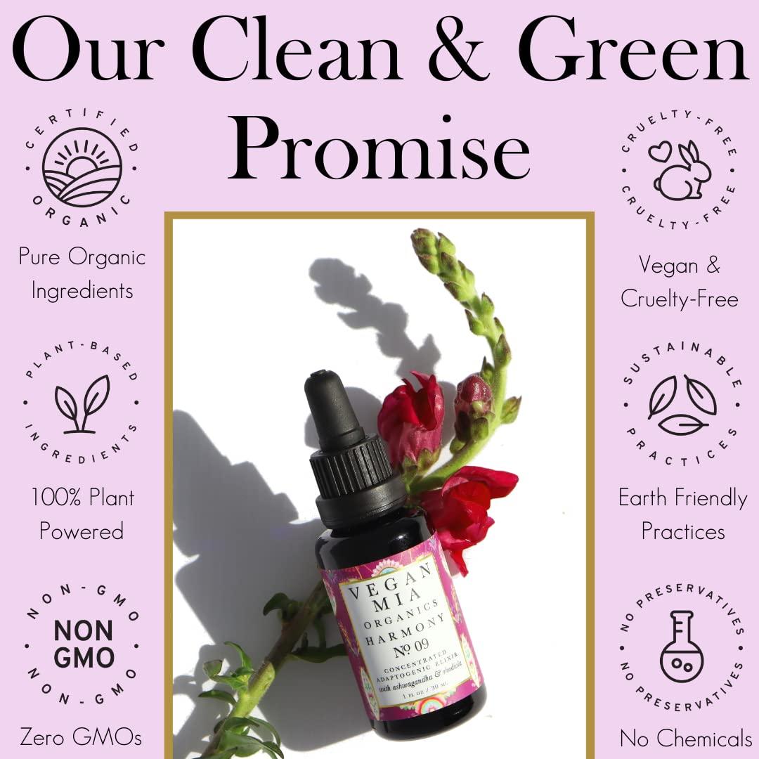 Elixir Adaptógeno Orgánico Vegan Mia 29.57 ml - Hidratante Facial