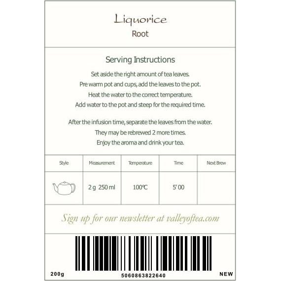 Té Herbal de Regaliz Orgánico Valle del Té - 200g