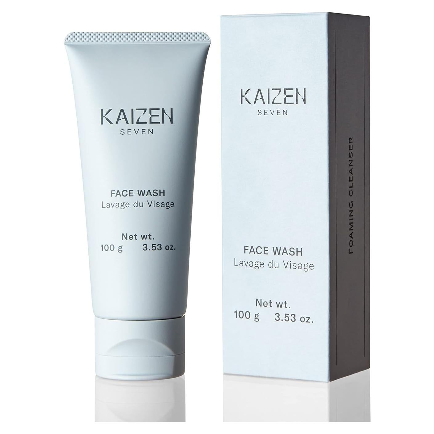 Limpiador Facial Espuma para Hombres Kaizen Seven 132g Japón