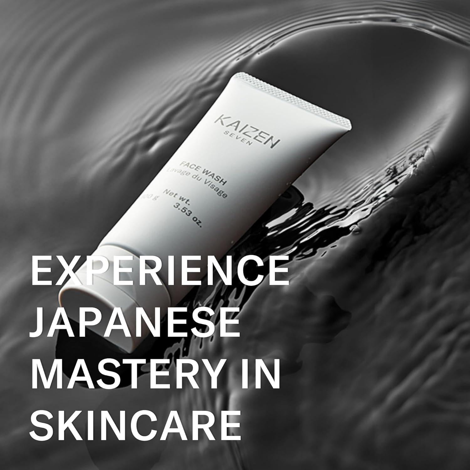 Limpiador Facial Espuma para Hombres Kaizen Seven 132g Japón