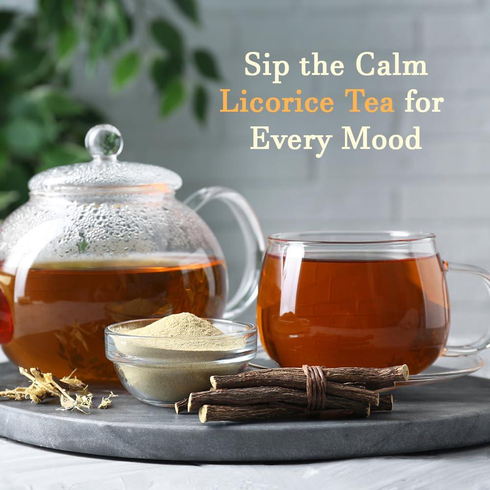 Té de raíz de regaliz 100 g Hebhac Herbals - Natural y Premium