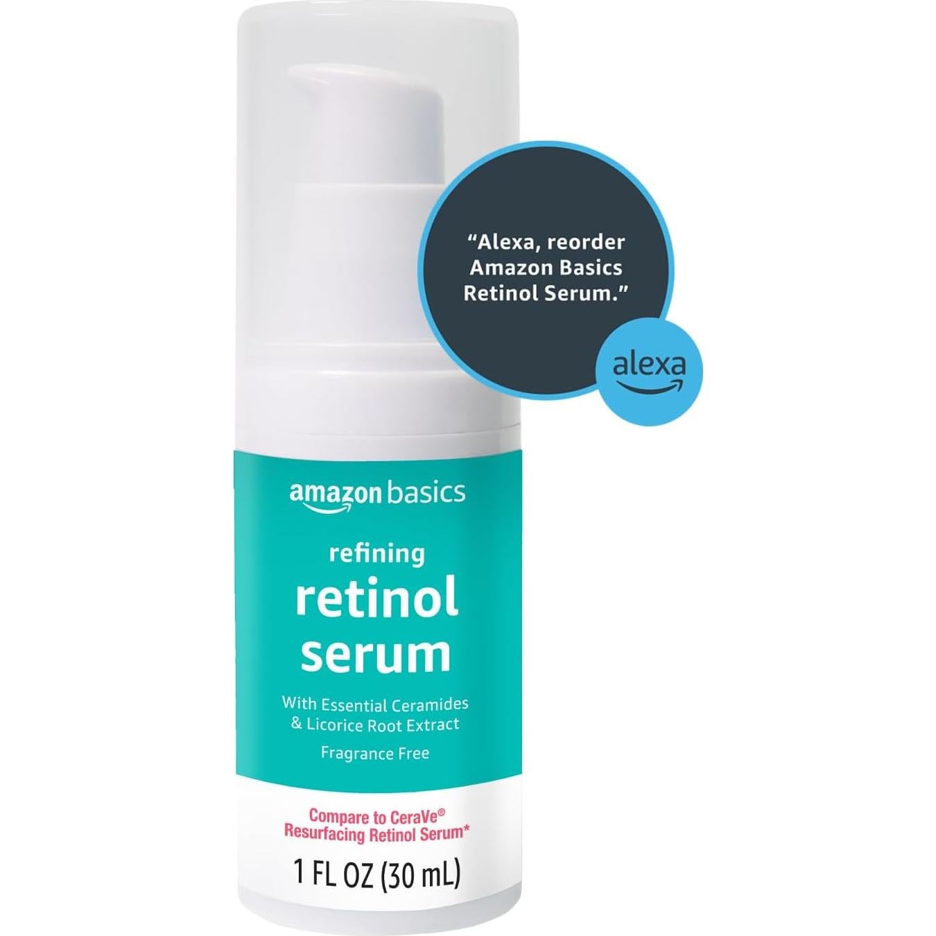 Suero Facial de Retinol Amazon Basics 29.57 ml - Antiacné