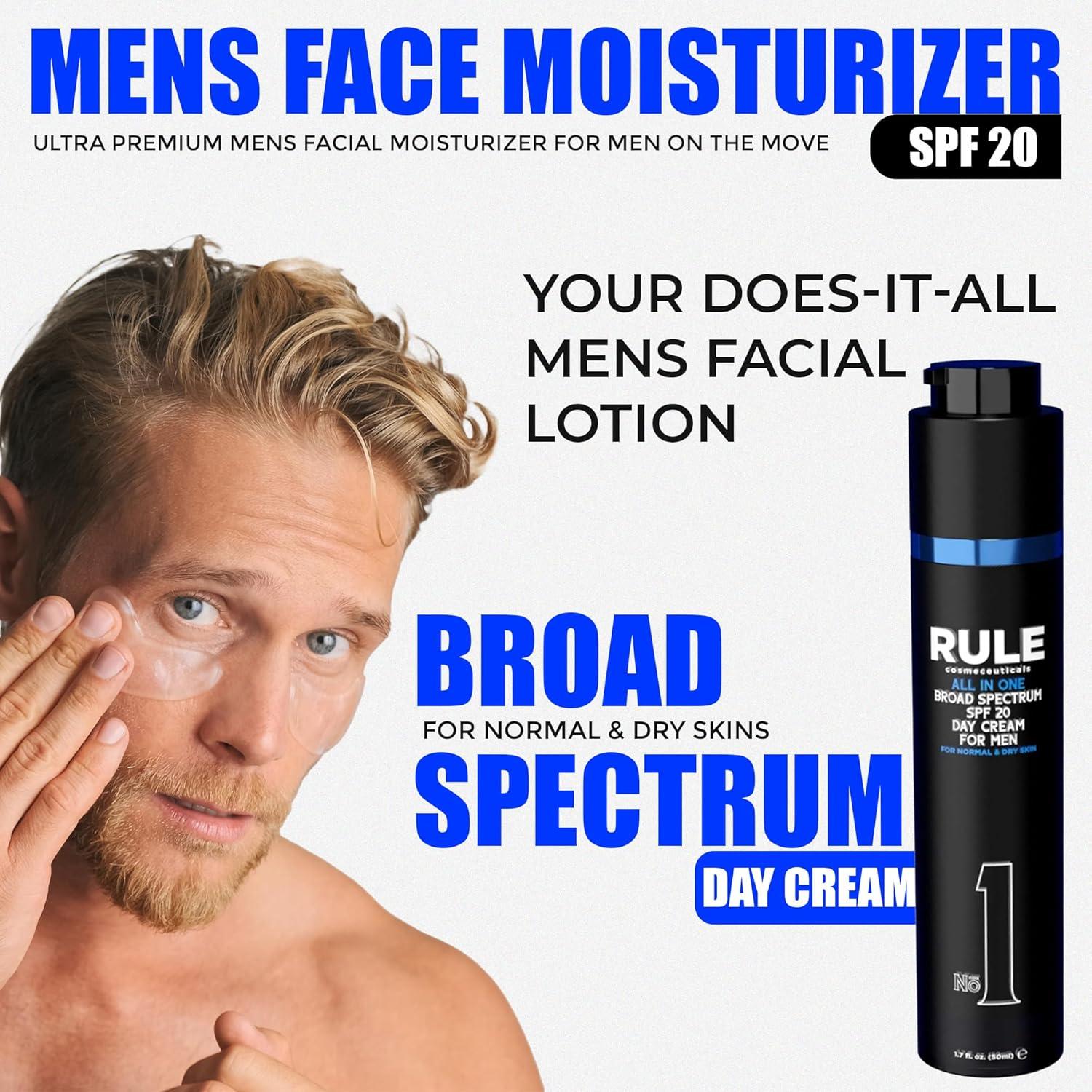 Crema Facial Hidratante para Hombres Rule 50 mL SPF 20